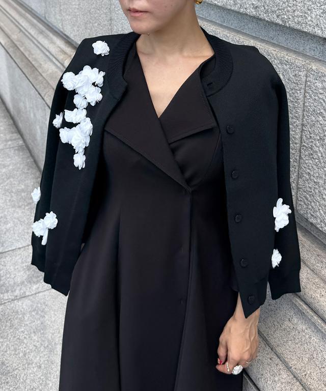 フラワーモチーフ付カーディガン｜JENNE(ジェンヌ)公式通販：パリ
