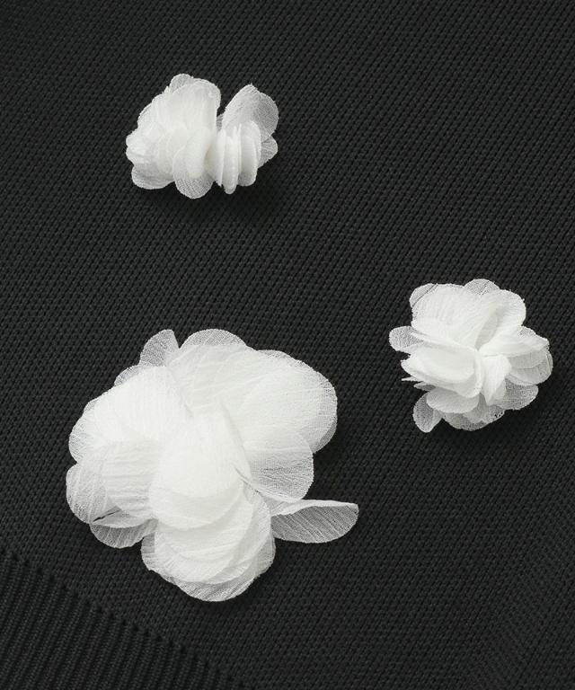 フラワーモチーフ付カーディガン｜JENNE(ジェンヌ)公式通販：パリ