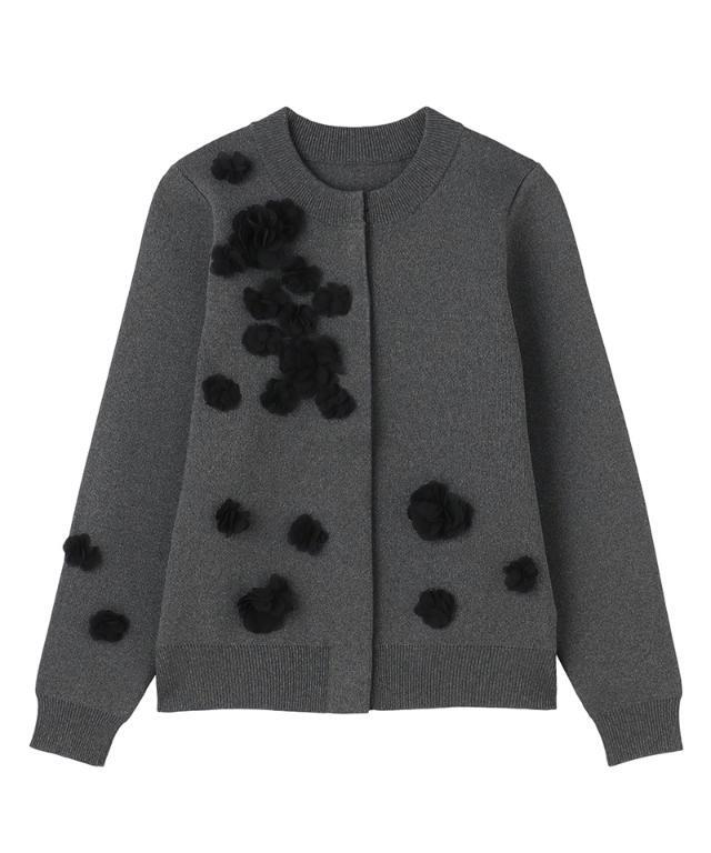 フラワーモチーフ付カーディガン｜JENNE(ジェンヌ)公式通販