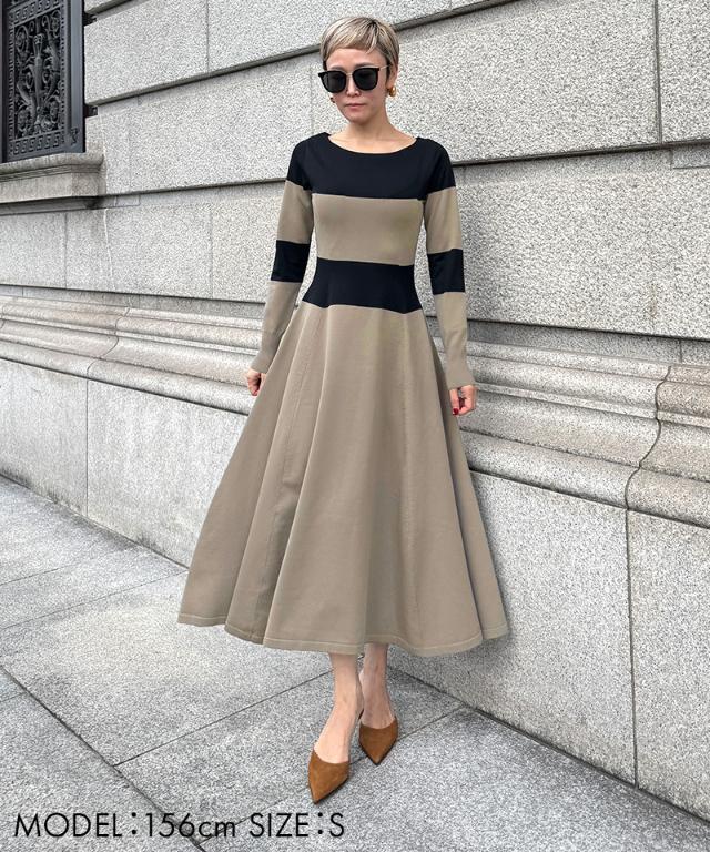 配色美ラインニットワンピース｜JENNE(ジェンヌ)公式通販：パリ