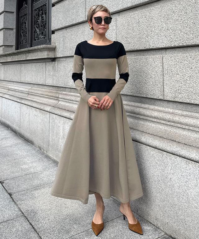 配色美ラインニットワンピース｜JENNE(ジェンヌ)公式通販：パリ