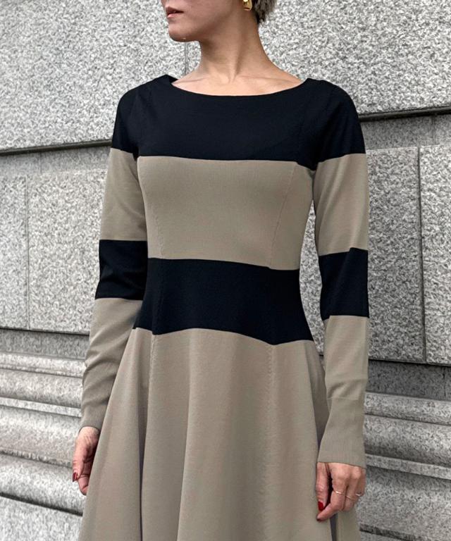 配色美ラインニットワンピース｜JENNE(ジェンヌ)公式通販：パリ