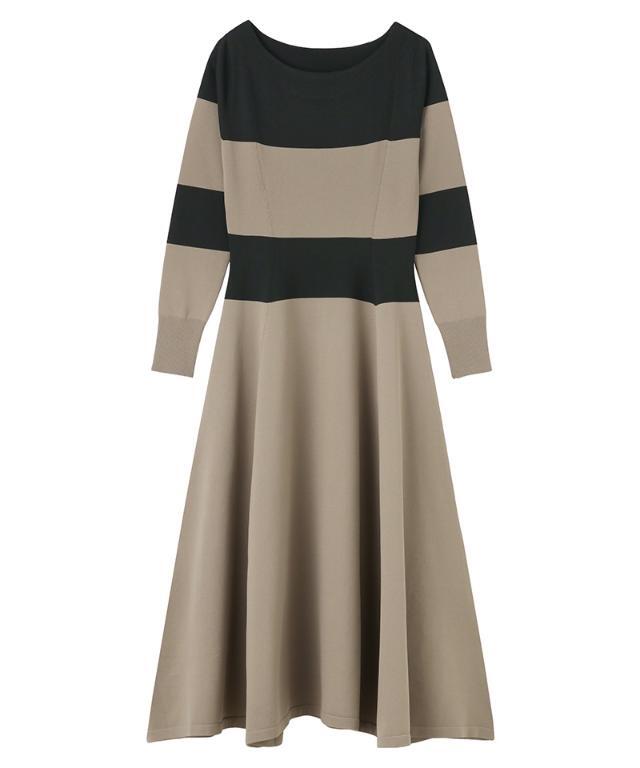 配色美ラインニットワンピース｜JENNE(ジェンヌ)公式通販：パリ