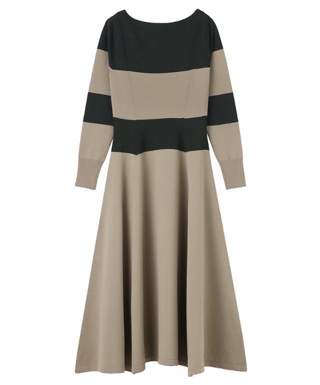 配色美ラインニットワンピース｜JENNE(ジェンヌ)公式通販：パリ