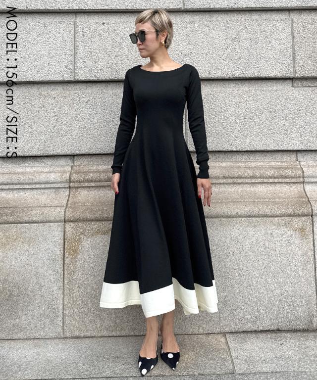 JENNE ニットワンピース　S 美品 配色美ラインニットワンピース｜JENNE(ジェンヌ)公式通販：パリ