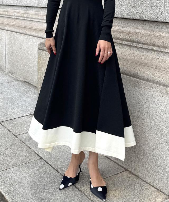 【値下げ】レア！sheller シェリエ ポイントチェーンミニニットワンピース レア！sheller シェリエ ポイントチェーンミニニットワンピース