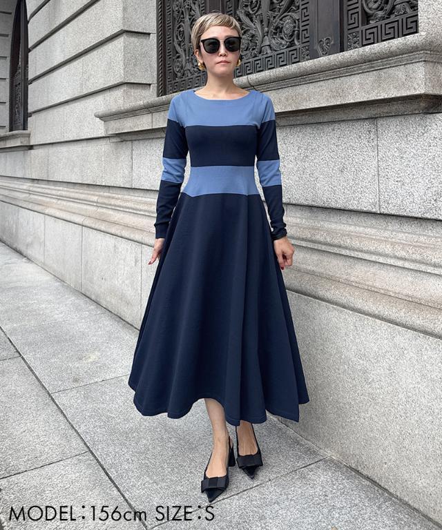 配色美ラインニットワンピース｜JENNE(ジェンヌ)公式通販：パリ