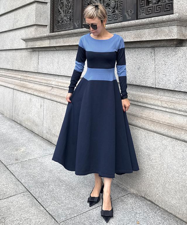 配色美ラインニットワンピース｜JENNE(ジェンヌ)公式通販：パリ