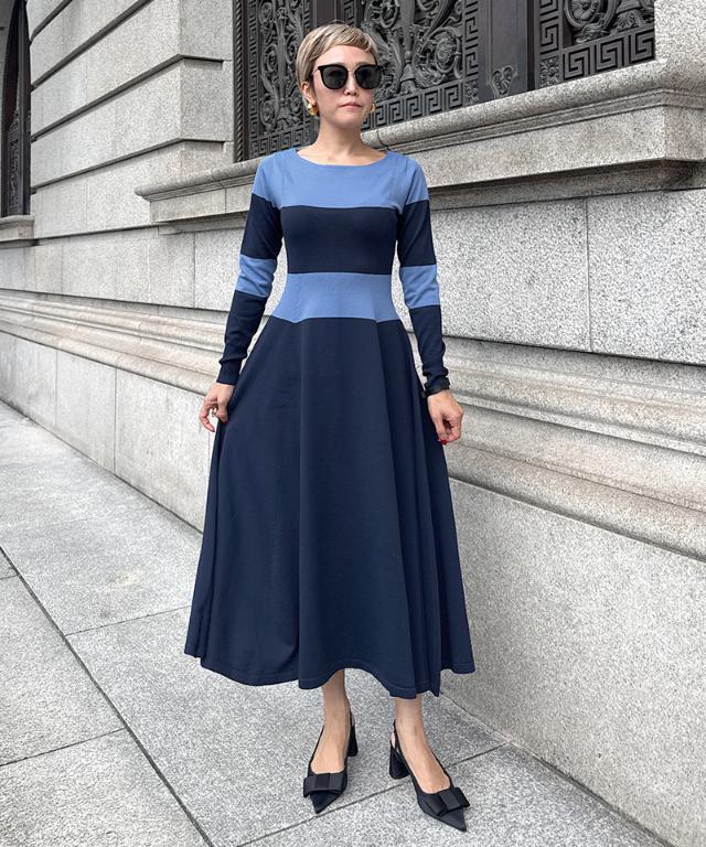 配色美ラインニットワンピース｜JENNE(ジェンヌ)公式通販：パリ