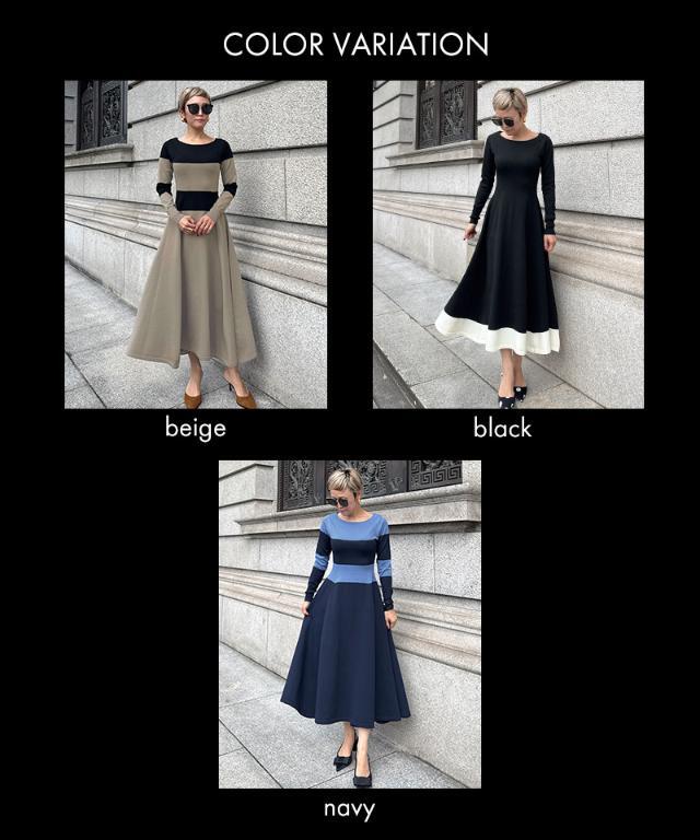 配色美ラインニットワンピース｜JENNE(ジェンヌ)公式通販：パリ