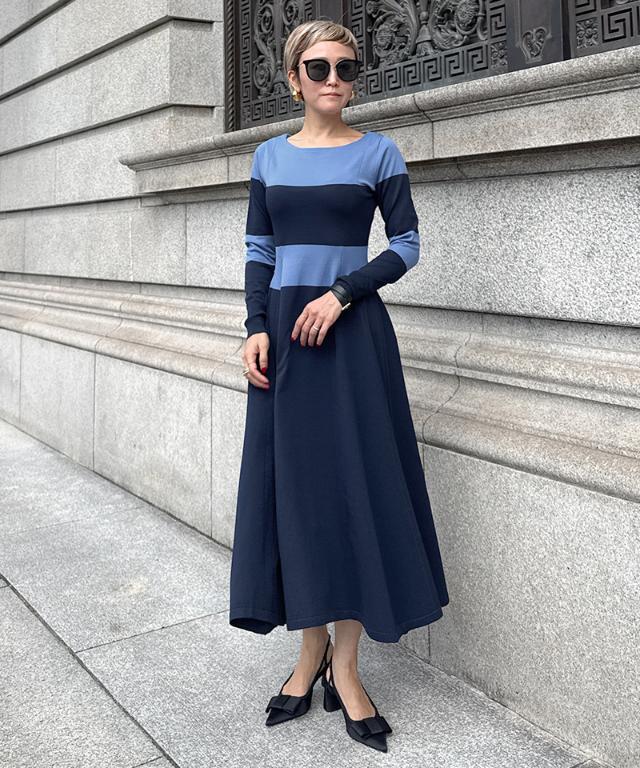 配色美ラインニットワンピース｜JENNE(ジェンヌ)公式通販：パリ