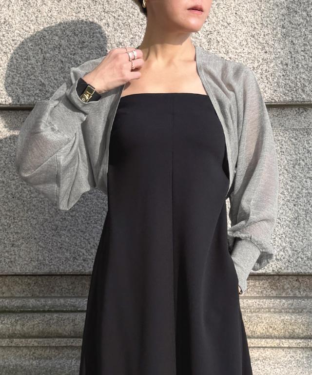 JENNE ジェンヌ シアーボレロカーディガン ブラック 黒 カーディガン シアーボレロカーディガン｜JENNE(ジェンヌ)公式通販：パリジェンヌの