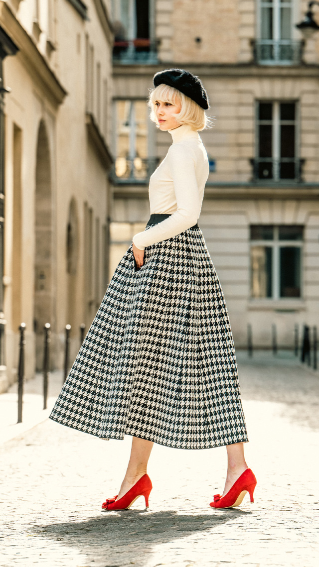 スカート 秋冬物 ニットスカート 秋冬に着たいニットスカートコーデ  