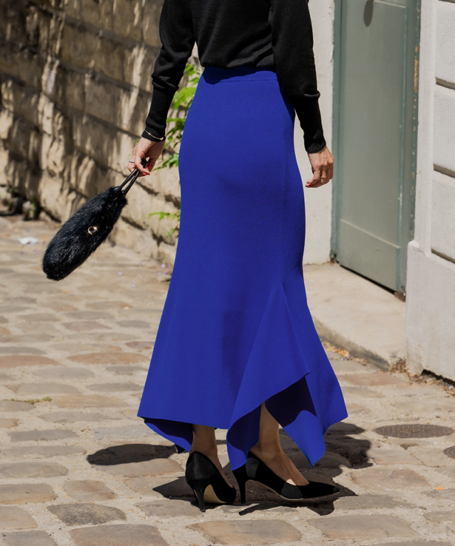 スクエアヘム ニットスカート｜JENNE(ジェンヌ)公式通販：パリジェンヌ  