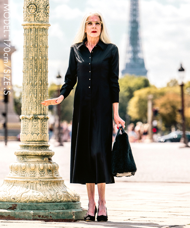 ジョーゼット美ラインシャツワンピース｜JENNE(ジェンヌ)公式通販  