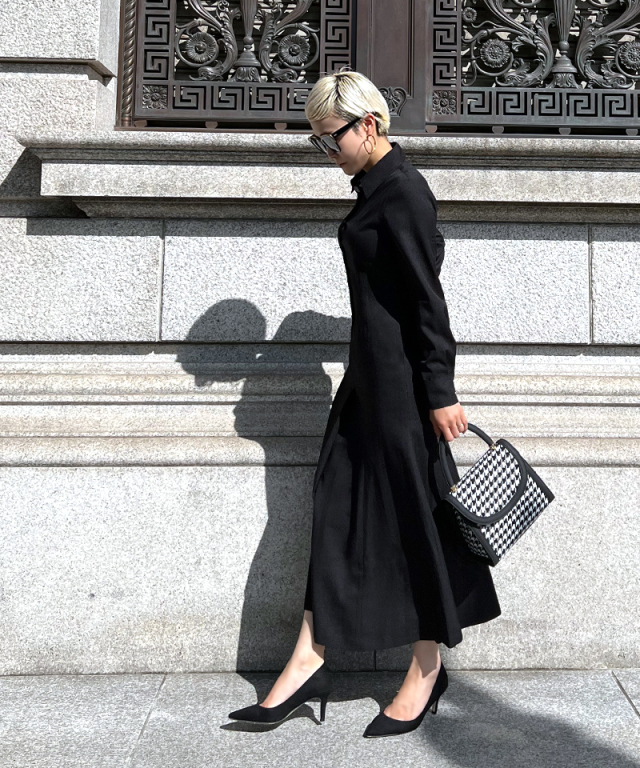 ジョーゼット美ラインシャツワンピース｜JENNE(ジェンヌ)公式通販  