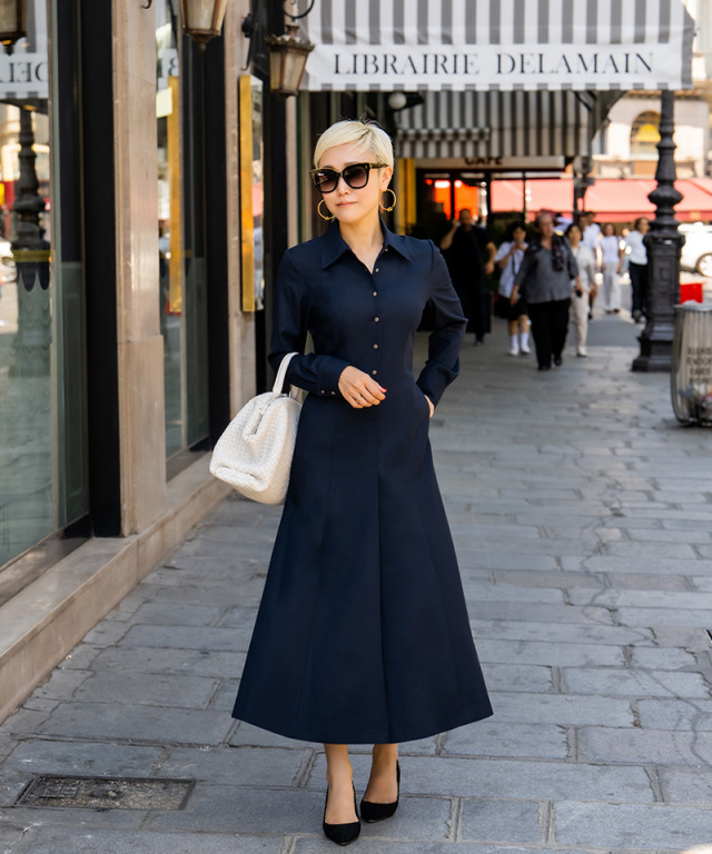 ジョーゼット美ラインシャツワンピース｜JENNE(ジェンヌ)公式通販  