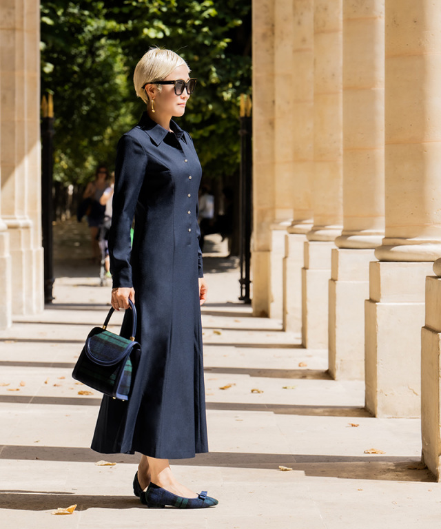 ジョーゼット美ラインシャツワンピース｜JENNE(ジェンヌ)公式通販  