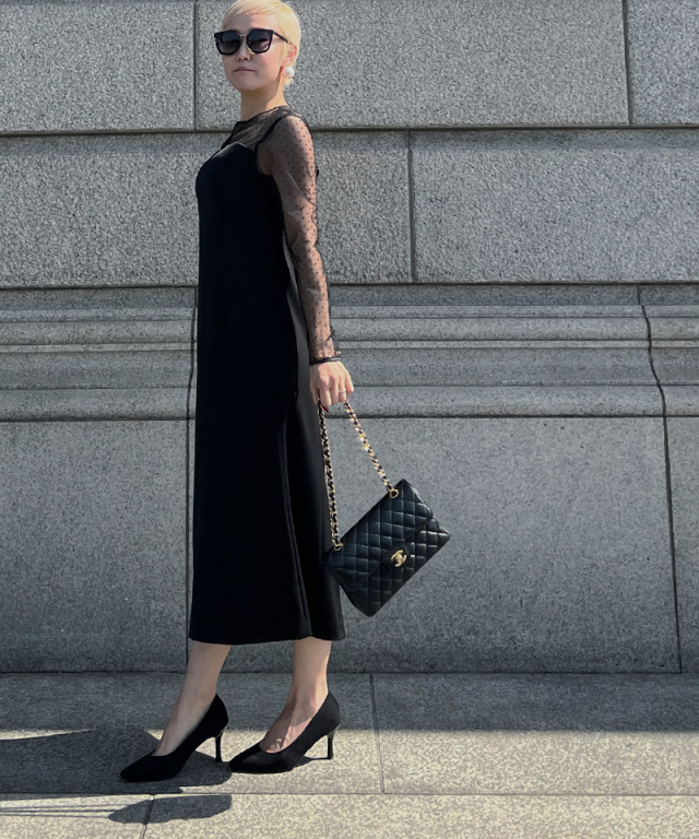 ドットチュール シアーワンピース｜JENNE(ジェンヌ)公式通販：パリ  