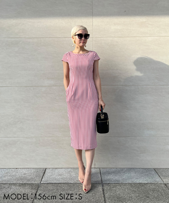 オードリールック ギンガムチェックワンピース Jenne ジェンヌ 公式通販 パリジェンヌのように凛としたファッションを