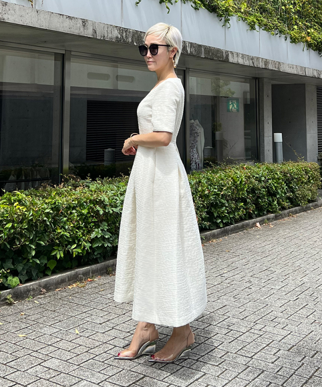 オーガンジーボリュームワンピース｜JENNE(ジェンヌ)公式通販：パリ  