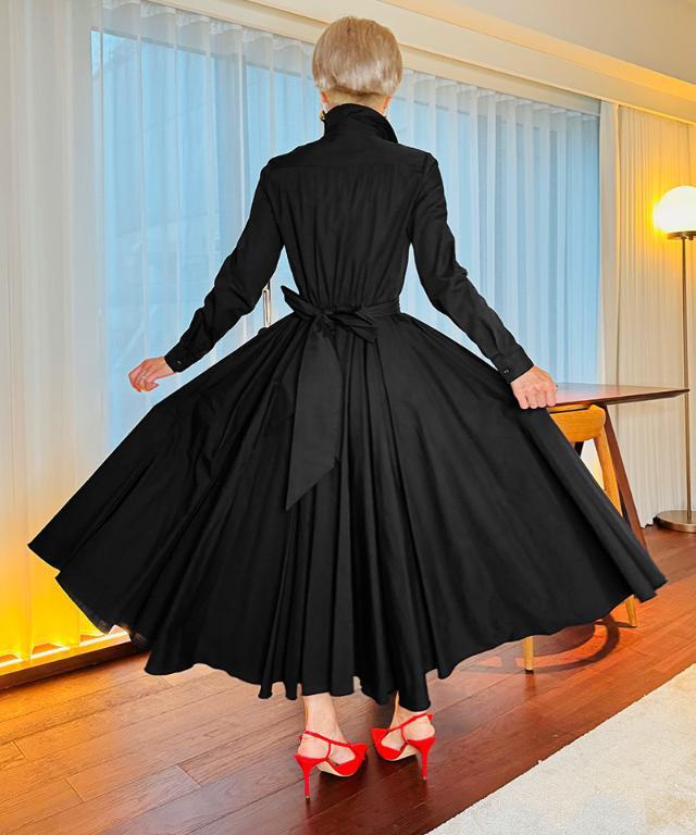 オードリールックエアリーワンピース・長袖｜JENNE(ジェンヌ)公式通販  