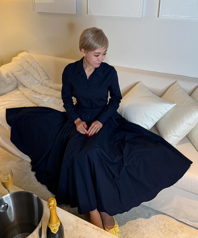 オードリールックエアリーワンピース・長袖｜JENNE(ジェンヌ)公式通販  