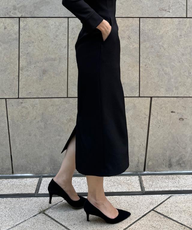 アシンメトリーカラーワンピース｜JENNE(ジェンヌ)公式通販：パリ  