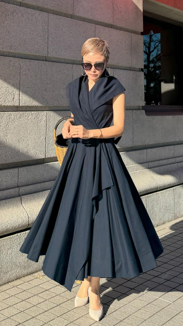 クラシカルショールカラーワンピース｜JENNE(ジェンヌ)公式通販：パリ  