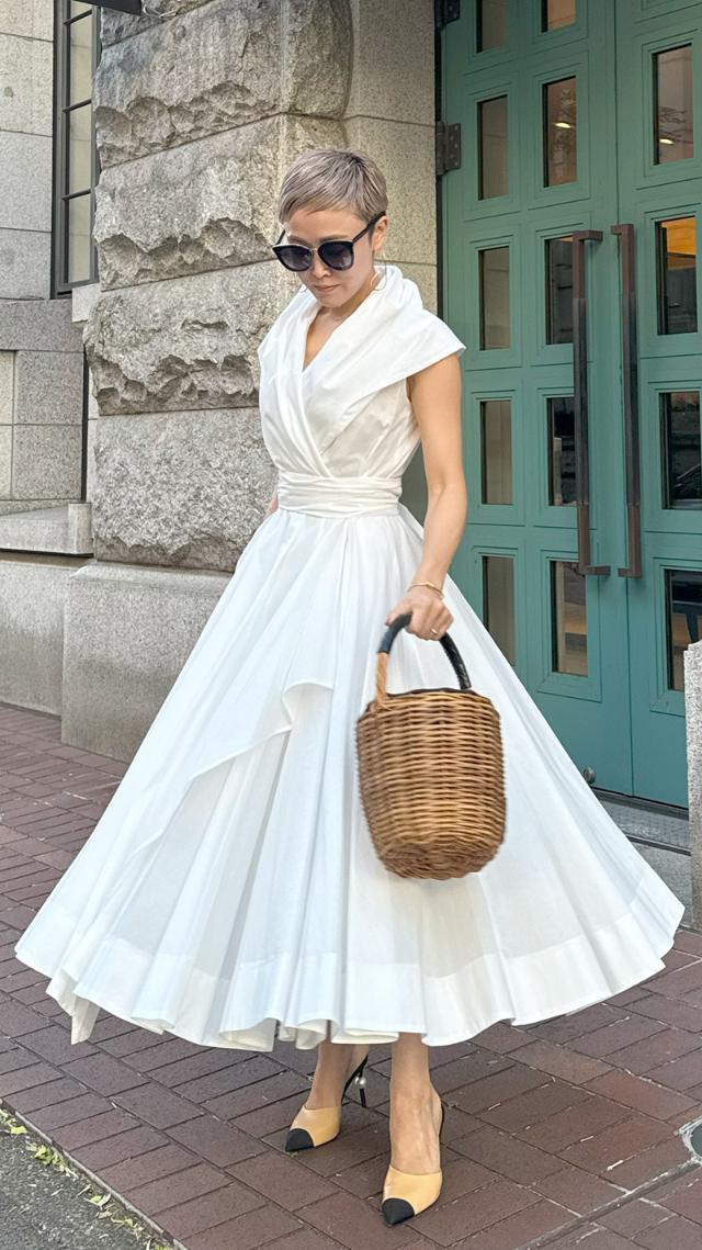 クラシカルショールカラーワンピース｜JENNE(ジェンヌ)公式通販：パリ  