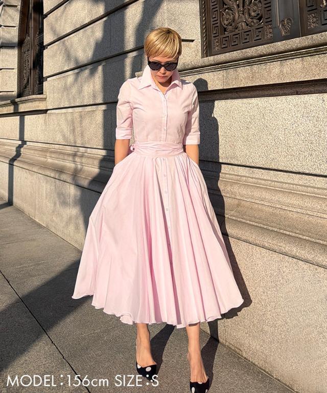 ジェンヌ・JENNE オードリールックエアリーワンピース・Sサイズ オードリールックエアリーワンピース｜JENNE(ジェンヌ)公式通販：パリ