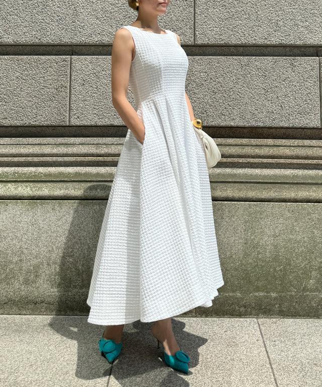 レア ハンガー付　ヴァレンティノ　L相当　ワンピース　ジャガード　水玉　ドレス Amazon.co.jp: レトロワンピース レディース 水玉柄 Vネック