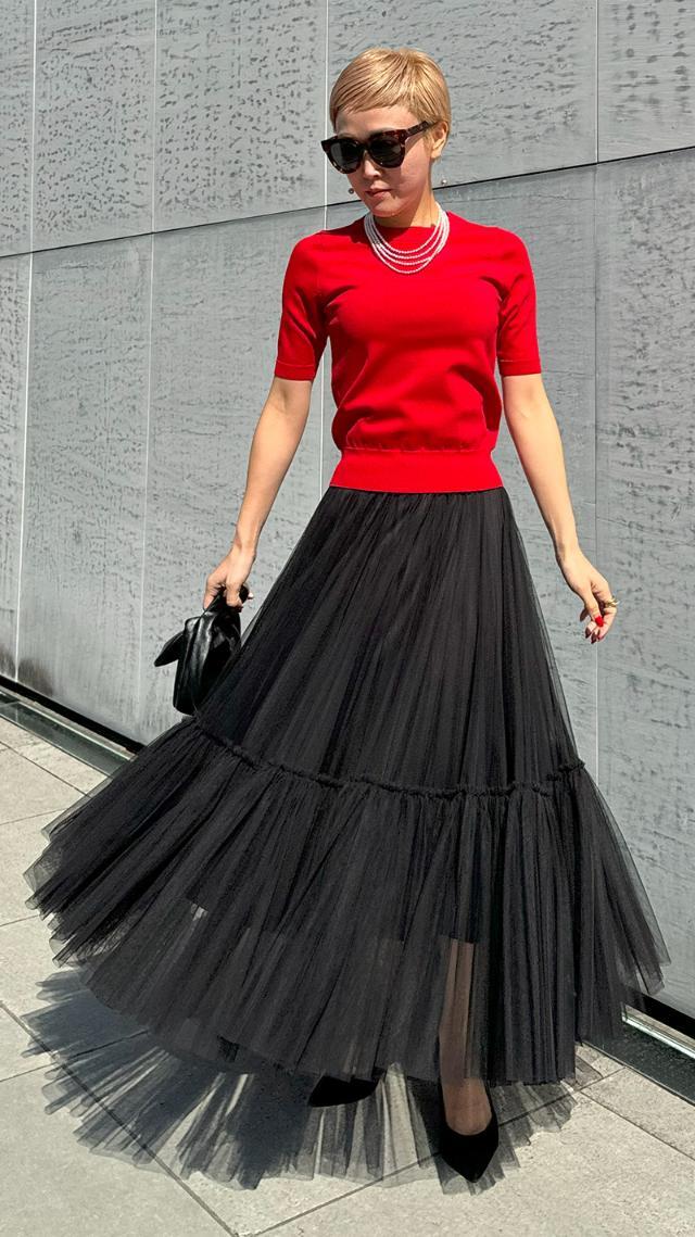 プリーツリッチボリュームチュールスカート｜JENNE(ジェンヌ)公式通販  