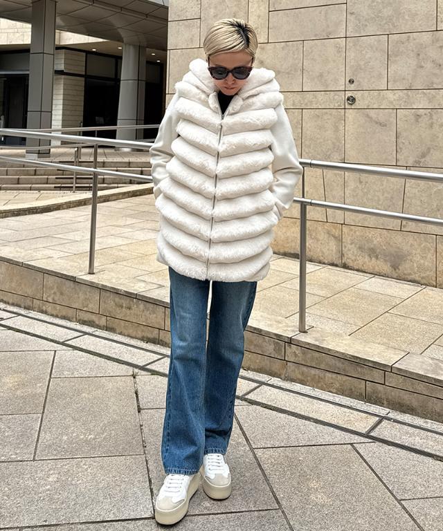 袖取り外し2WAYファージャケットコート｜JENNE(ジェンヌ)公式通販