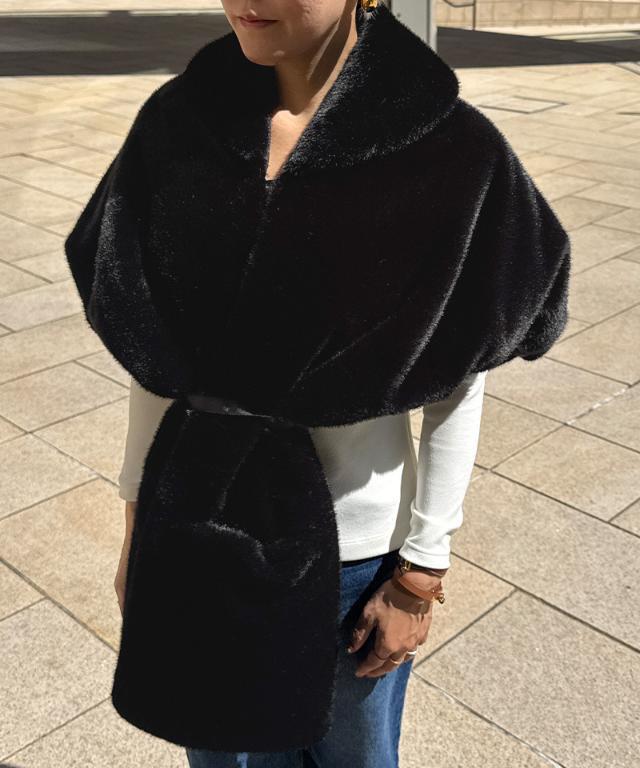 JENNEジェンヌ新品未使用 ファーポンチョ リッチボリュームファーケープ｜JENNE(ジェンヌ)公式通販：パリ