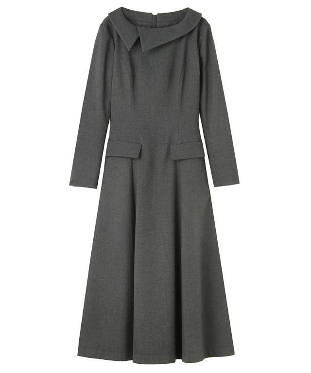 【Red1】JENNEアシンメトリーワンピースMグレー¥34980 アシンメトリーワンピース｜JENNE(ジェンヌ)公式通販：パリジェンヌの