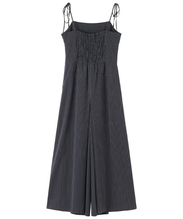 肩紐リボンピンストライプサロペット｜JENNE(ジェンヌ)公式通販：パリ