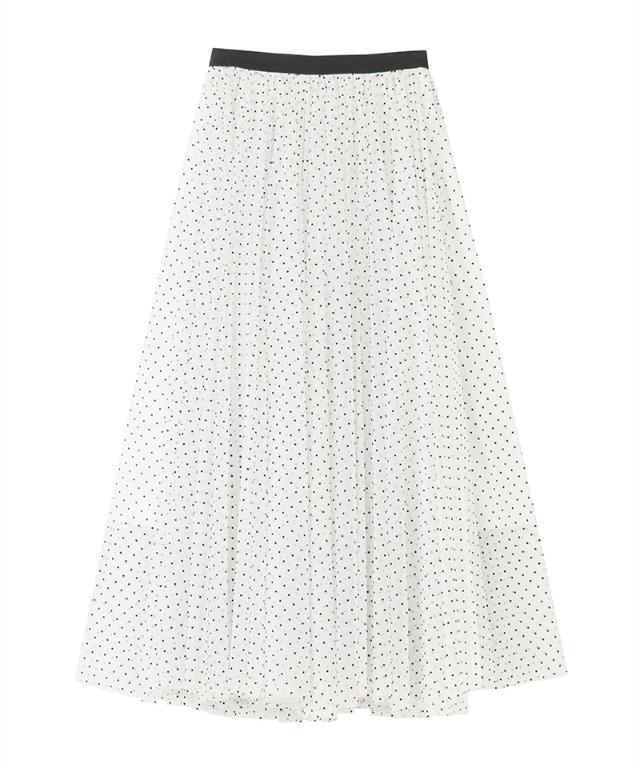 現行完売品★JENNEジェンヌ 2WAYチュールドットスカート M（リボンなし） 2WAYチュールドットスカートドレス｜JENNE(ジェンヌ)公式通販：パリ