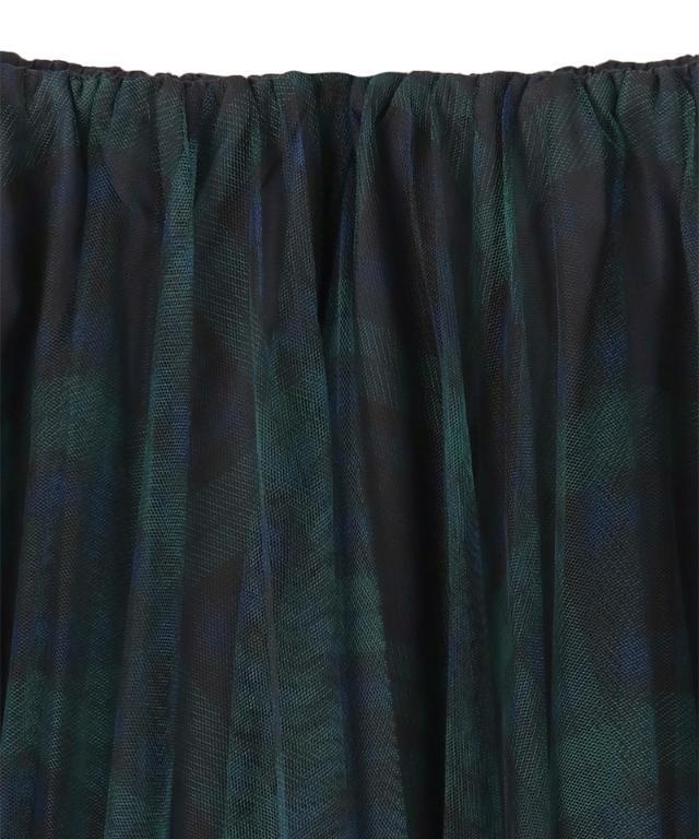 チュールチェックスカート｜JENNE(ジェンヌ)公式通販：パリジェンヌの