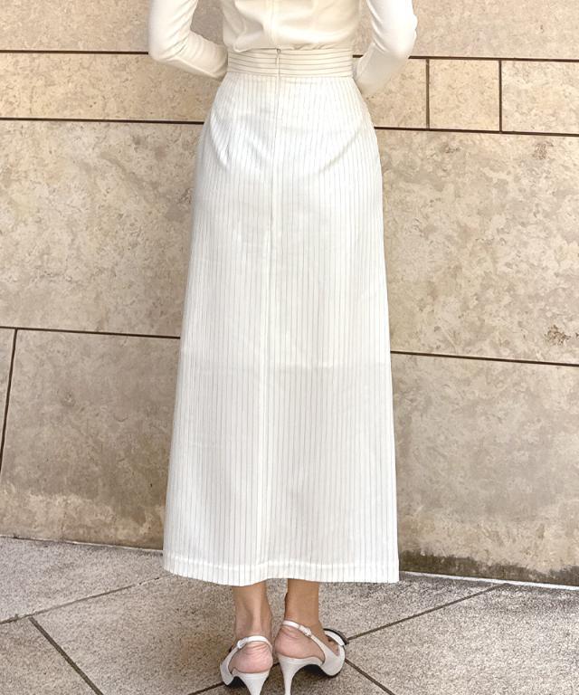 【白で秋の装いを軽やかに♡】CHANEL 25AW スカート センター深スリットスカート|JENNE(ジェンヌ)公式通販:パリ