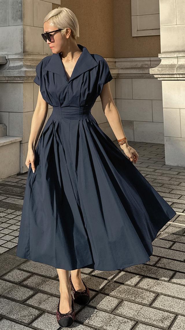 コットンエアリータックワンピース｜JENNE(ジェンヌ)公式通販：パリ  