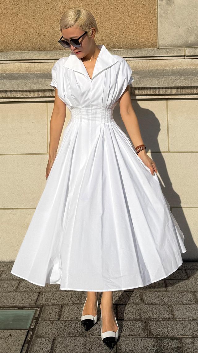 コットンエアリータックワンピース｜JENNE(ジェンヌ)公式通販：パリ  