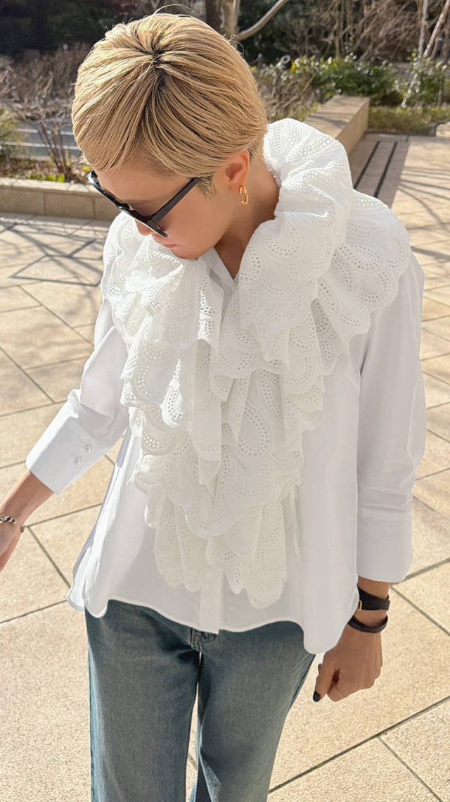 取り外しフリルブラウス｜JENNE(ジェンヌ)公式通販：パリジェンヌの