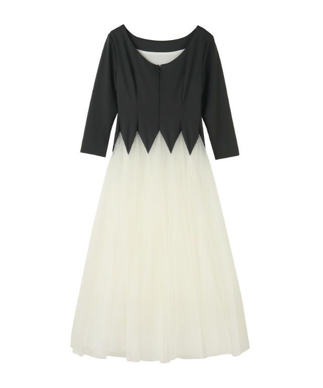 チュール切り替えワンピース｜JENNE(ジェンヌ)公式通販：パリジェンヌ