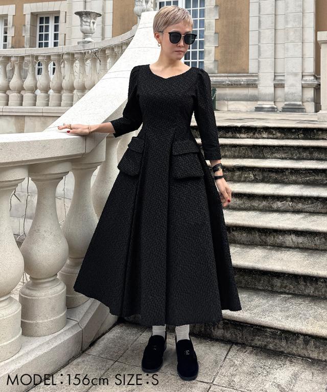 【試着のみ】フランスアンティーク ワンピース ヴィンテージ ジャンヌバレ 試着のみ】フランスアンティーク ワンピース ヴィンテージ ジャンヌ