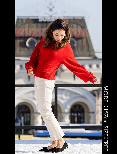 袖バルーンニット Jenne ジェンヌ 公式通販 美しく見せてくれるお洋服ブランド