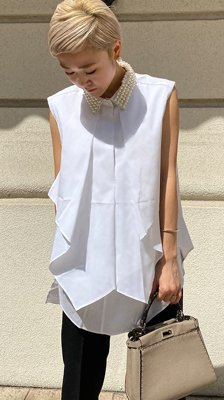 ハンドメイドパール刺繍フレアブラウス｜JENNE(ジェンヌ)公式通販  