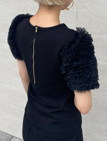 袖ボリュームチュールTシャツ｜JENNE(ジェンヌ)公式通販：パリ  