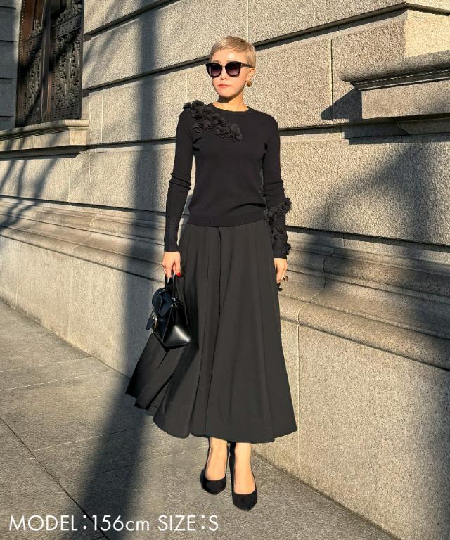 立体フレアスカート｜JENNE(ジェンヌ)公式通販：パリジェンヌのように  