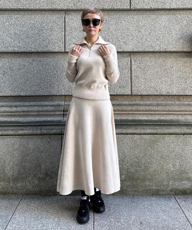 もちふわとろけるニットスカート｜JENNE(ジェンヌ)公式通販：パリ